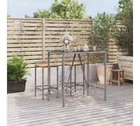 Table de Bar Meuble Manger Bistrot Jardin Terrasse Patio Résine Tressée vidaXL