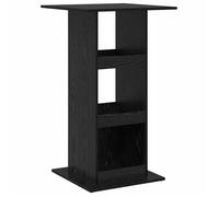 vidaXL Table de bar moderne – Chêne noir – Bois d'ingénierie 60x60x100 cm