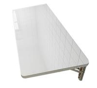 Table de bar murale pour petit déjeuner - Bureau pliable pour la maison, le bureau et la cuisine - Capacité de 20 kg - Design tréteau peu encombrant