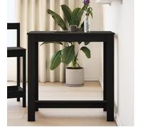 Table de bar Noir Chêne 102x50x103,5 cm Bois reconstitué