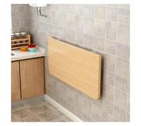 Table de bar pliable murale pour petit déjeuner, table de salle à manger, peu encombrante, station de travail pour petits espaces, facile à installer