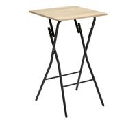 Table de bar pliante 2 places effet bois - 5five