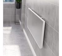 Table de bar pliante en acier inoxydable - Table de salle à manger murale pour petits espaces | Station de travail de cuisine compacte (taille : L 50 x l 40 cm)