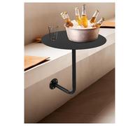Table de bar pliante murale - Bureau flottant peu encombrant pour salle à manger, café et cocktails - Idéal pour le salon ou le côté canapé