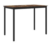 Table de bar rectangulaire en bois d'ingénierie avec cadre | Style moderne, lignes épurées, finition élégante, s'intègre avec un décor contemporain ou classique, utilisation polyvalente