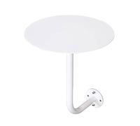 Table de bar ronde à fixation murale pour bar, bistrot, pub, cocktail, bureau flottant salle à manger, cuisine, table basse en L, table de comptoir petit-déjeuner table d'appoint/d'appoint d'extérieur