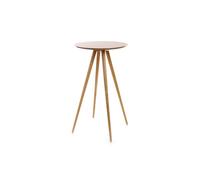 Table de bar ronde bois l60 cm nordeco