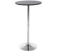 CLP Trading GmbH Table haute ronde Ø 60 cm Noir