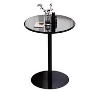 Table de bar ronde de hauteur comptoir, petite table de salle à manger et de bistrot pour 2 à 4 personnes, bar à petit-déjeuner compact, bar à cocktails, meuble d'appoint pour le thé, la cui