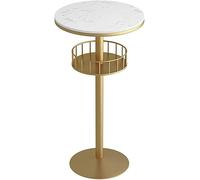 Table de bar ronde pour usage commercial, idéale pour les magasins de thé au lait et les petits espaces