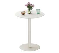 Table de bar ronde, table de cocktail pour pub et bistrot, table de petit déjeuner autoportante avec base stable, table d'appoint pour la maison, le restaurant, le bureau - Dimensions : 101,6 x 101,6