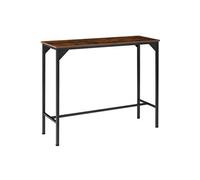 TecTake Table de bar industrielle Kerry 120x40x100,5cm - Bois foncé industriel, rustique Bois foncé industriel, rustique