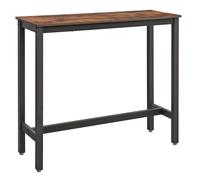 Table de bar table haute fine table de cuisine 120 x 40 x 100 cm