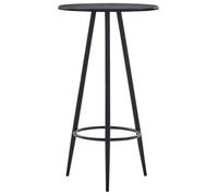Table de bar - VIDAXL - Noir - 60x107,5 cm - MDF - 2 places - Design contemporain