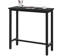 Table de Bar WOLTU - Table Haute - Table bistrot Industriel - 100x40x100cm - Noir W0ATT0831