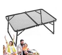 Table de barbecue pliante, table d'extérieur pliable - Table de camping pliante antidérapante | Équipement de camp extérieur portable résistant aux intempéries pour hayon Party Beach Picnic Hunting