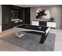 Table de billard - 213.4 x 122.4 x 81.3 cm - Noir et blanc - HARRISON
