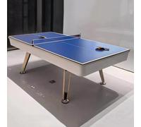 Table de Billard 3 en 1, Style américain, Noire, 8 Pouces, Convertible en Table de ping-Pong, Taille Standard for la Maison(B,2.13m)