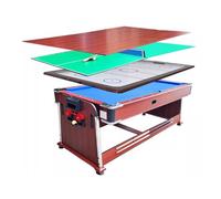 Table De Billard Automatique 4 en 1 for Usage Domestique Et Commercial, Transformable en Table De Snooker Et De Ping-Pong(Multi-Colored)