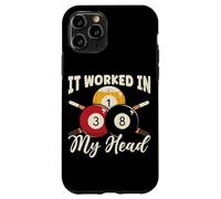 Table de Billard avec Inscription « It Worked in My Head » Coque pour iPhone 11 Pro