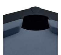 Table de billard convertible noire tapis gris - eddie