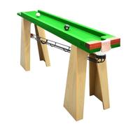Table de Billard en marbre avec Tapis en Laine - 5 Points - Équipement d'entraînement à Domicile for améliorer Ses compétences(B,2.4m*0.3m)