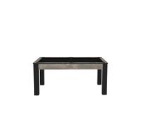 Table de Billard Floride Convertible en Table à Manger pour 6 Personnes - Style Industriel avec Tapis Noir
