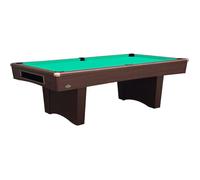 Table de billard John West Eliminator 8 pieds avec plateau en ardoise marron