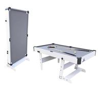 Billard pliable hustle xl blanc-gris