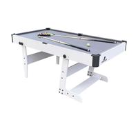 Table de billard pliable hustle l blanche