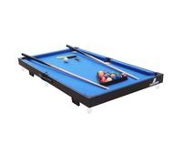 Cougar - Table De Billard Portable Noir/Bleu Mini | Billard Sur Table Surface De (Lxl) 110 X 56 Cm | Billard Table Epaisseur Terrain De 12 Mm | Garantie De 2 Ans.
