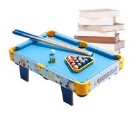 Table de Billard pour - Pliable - Portable - Drôle - Pédagogique - Table de Billard Miniature avec balles et queues - pour, Adultes, Famille, extérieur, Salon, Salle de Jeux, fête