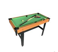 Relaxdays Mini Table de Billard, 4 Pieds réglables, Accessoires Inclus, 78x120x61 cm, pour Enfants et Adultes, multicolo
