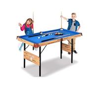 Table de Billard - SereneLife - 1,4m - avec Queues, Boules et Triangle - Bleu