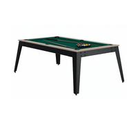 Table de Billard Steel Oslo avec Pieds Gris et Drap Vert