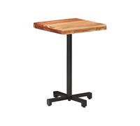 Table De Bistro Carrée 50x50x75 Cm Bois D'acacia Massif - Vidaxl