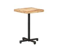 Vidaxl Table De Bistro Carr¿¿E 50x50x75 Cm Bois De Manguier Brut