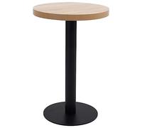 Vidaxl Table De Bistro Marron Clair 50 Cm Mdf Marron