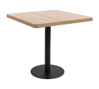 vidaXL Table de bistro Marron foncé 50x50 cm MDF