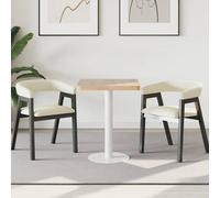 Table de Bistro Marron Foncé 50x50 cm MDF Café Bar Salle à Manger vidaXL