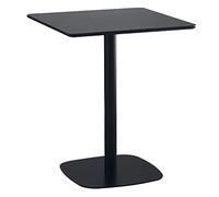 Table de Bistro Meubles de pub de Bistro Classique - Table Basse 60 cm / 70 cm pour Bar, pub, Table de Bistro carrée, Table de Cocktail (Hauteur 75 cm) (Couleur : carré Noir, Taille : 70 x 7