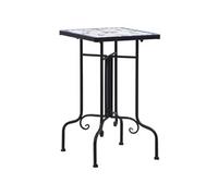 Table de bistro mosaïque bleu et blanc Céramique46710