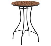 Vidaxl Table De Bistro Mosaïque Terre Cuite Ø50x70 Cm Céramique