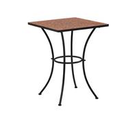 Table de bistro mosaïque Terre cuite 60 cm Céramique