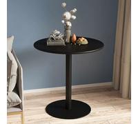 Table de bistro ronde industrielle bar haute table de cuisine canapé table latérale pour pub café jardin facile à assembler design moderne pour salle à manger/terrace/utilisation extérieure