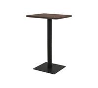 Vidaxl Table De Bistro Cendre Foncé 78,5x78,5x107 Cm