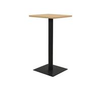 Vidaxl Table De Bistro Couleur Chêne 60x60x107 Cm