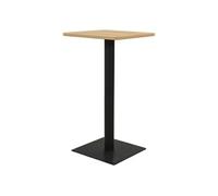 Table de Bistro Cendre Foncé 78,5x78,5x107 cm Acier Dîner Intérieur vidaXL