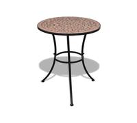 Table de bistro Terre cuite 60 cm Mosaïque