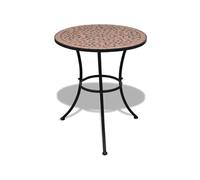 Table de bistro Terre cuite 60 cm Mosaïque